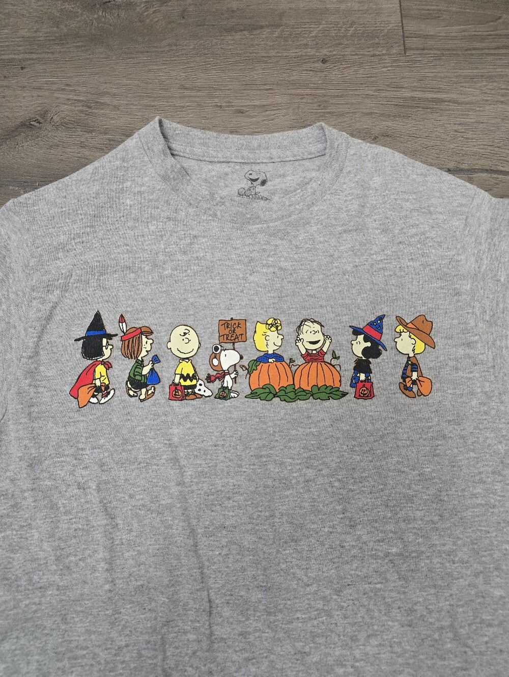Peanuts Halloween graphic t-shirt Womens Size Small Fall